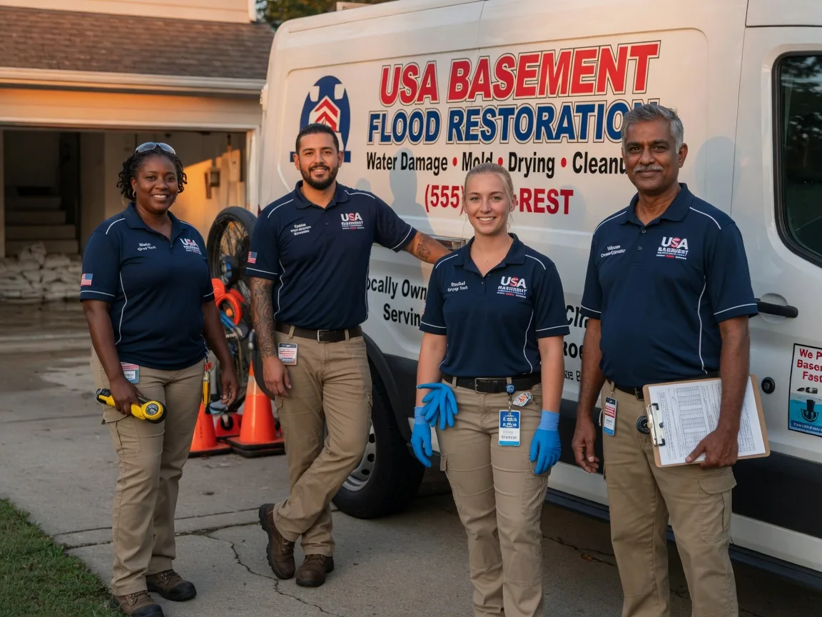 Basement Flood Cleanup company in Blum, TX